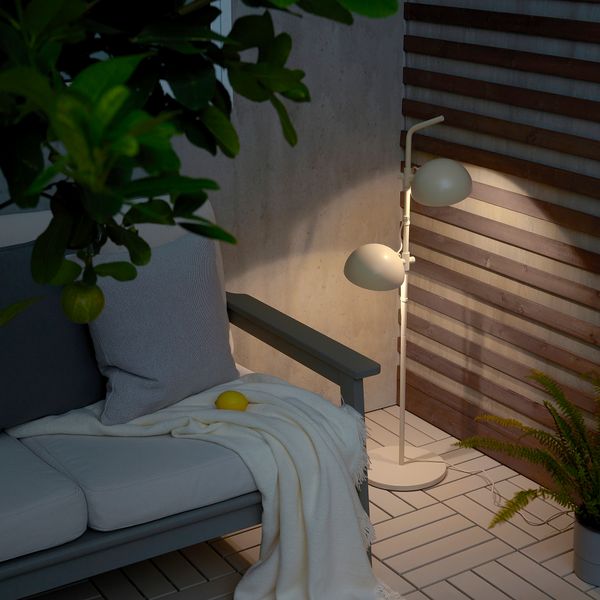 Светильник напольный, светодиодный, 100 см, бежевый для сада IKEA SOMMARLÅNKE 705.443.24 - фото 4