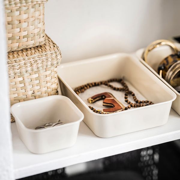 NOJIG Органайзер - пластик/бежевый 10x10x5 см - фото 4