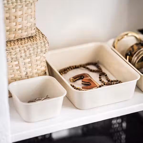 NOJIG Органайзер - пластик/бежевый 10x10x5 см - фото 4