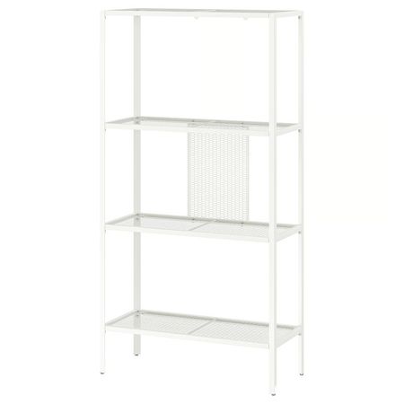 BAGGEBO Стеллаж - металлический/белый 60x25x116 см