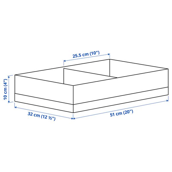 IKEA, дополнительный ракурс - схема-чертеж с размерами