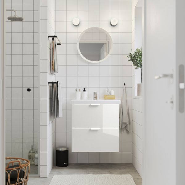 IKEA в интерьере ванной