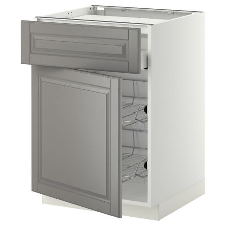 Шкаф для варочной панели, ящик, 2 проволочные корзины, 60x60 cm IKEA METOD МЕТОД, MAXIMERA МАКСИМЕРА 094.581.98