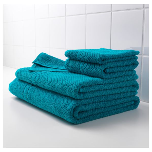 Полотенце ФРЭЙЕН, бирюзовый (30x50 см) - фото 4