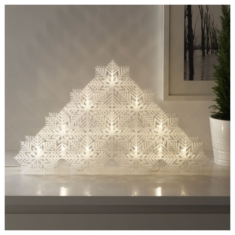 Светодиодное настольное украшение СТРОЛА, снежинки - фото 1