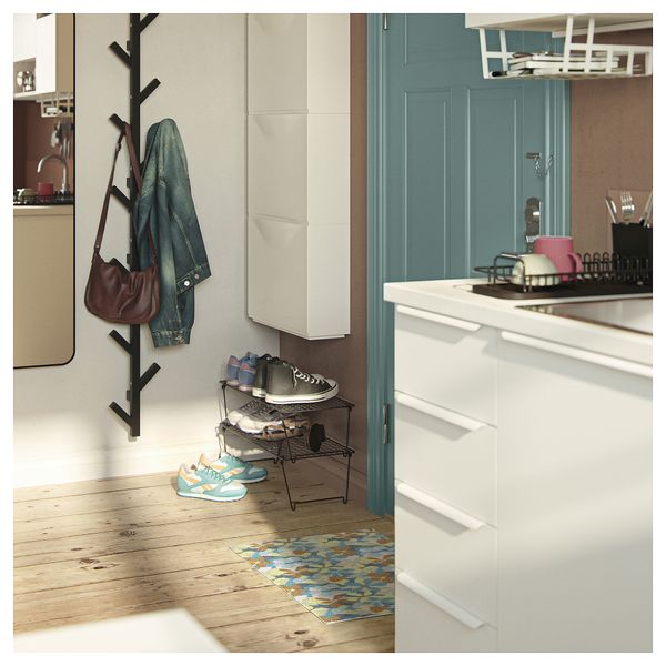 Придверный коврик, цветок, разноцветный, 40x60 см IKEA VÄLFÄRD 005.978.96 - схема-чертеж с размерами