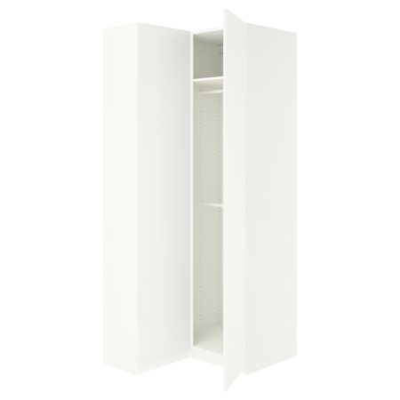 PAX / FORSAND Гардероб угловой - белый/белый 111/88x236 см