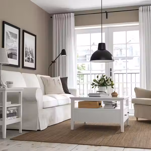 IDANÄS Журнальный стол - белый 80x80 см - фото 3