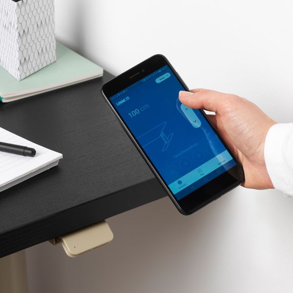 Стол/трансф, черный-бежевый 160x80 см IKEA IDÅSEN ИДОСЕН 892.809.88 - фото 5