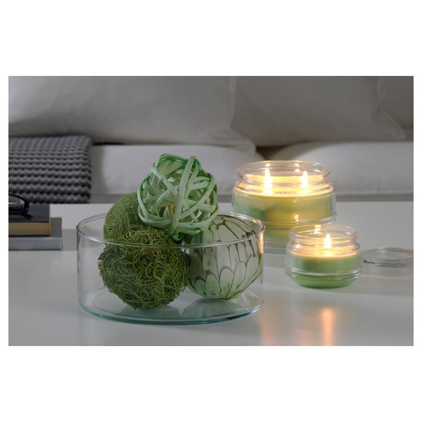 Украшение, шар СОМЛИГ, зеленый - схема-чертеж с размерами