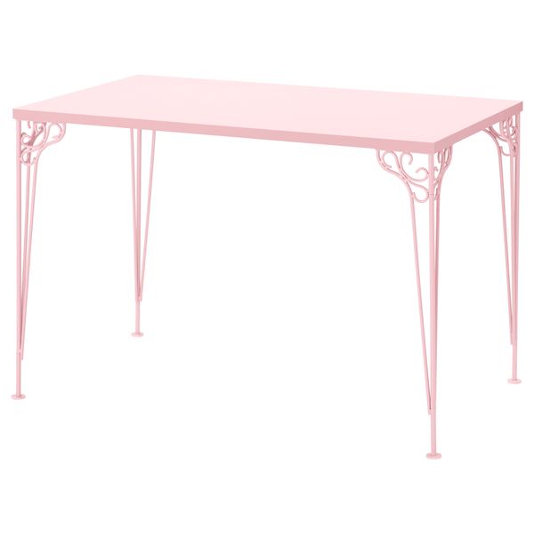 Письменный стол ФАЛЬКХОЙДЕН, розовый (110x65 см) - фото 1