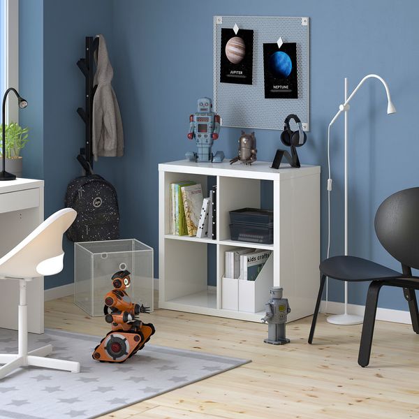 KALLAX Стеллаж - глянцевый белый 77x77 см - фото 8