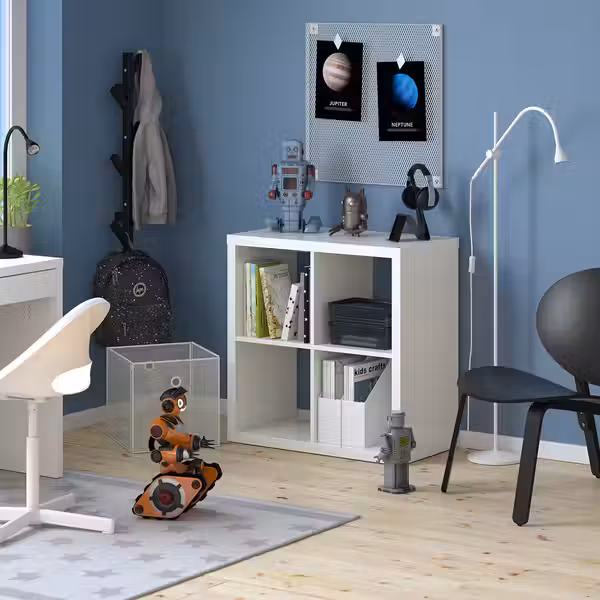 KALLAX Стеллаж - глянцевый белый 77x77 см - фото 8