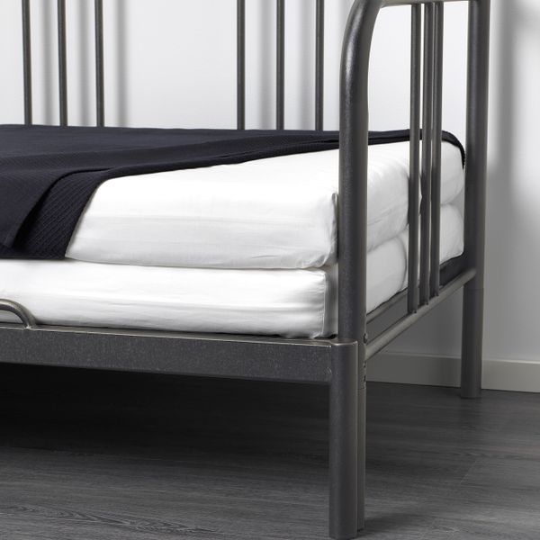 Кушетка с 2 матрасами, черный/Малвик жесткий 80x200 см IKEA FYRESDAL ФИРЕСДАЛЬ 694.826.85 - фото 6