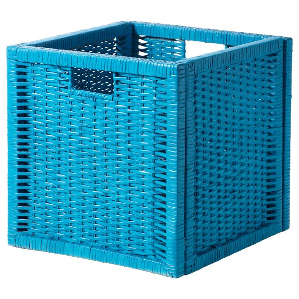 Корзина БРАНЭС, бирюзовый (32x34x32 см) - схема-чертеж с размерами