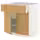 METOD / MAXIMERA Напольный шкаф с ящиком/2дверцами - белый/Sinarp дубовый шпон 80x60 см