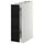 Напольный шкаф, выдвижной внутрений элемент МЕТОД, белый, Тингсрид черный (20x60 см)
