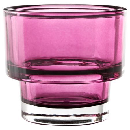 Подсвечник для греющей свечи ГЛАНСИГ, темно-сиреневый (8 см)