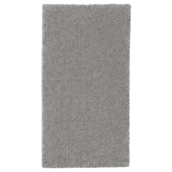 Ковер, короткий ворс, классический серый 80x150 см IKEA STOENSE СТОЭНСЕ 604.270.09 - фото 1
