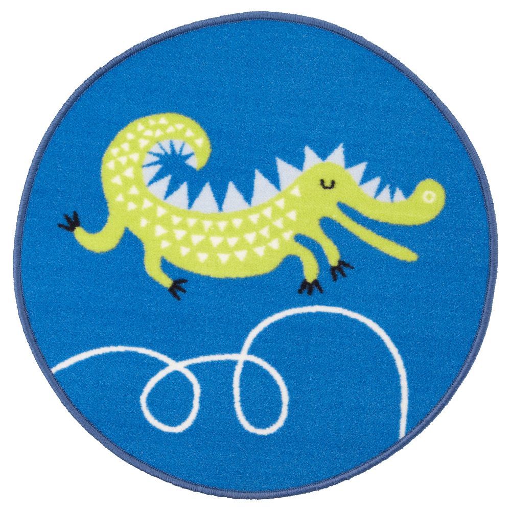 Ковер, короткий ворс БУЛЛРИГ, синий (67 см) - фото 1