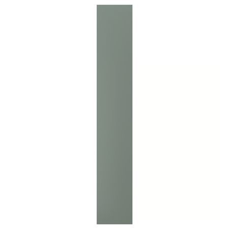 NICKEBO Накладная панель - матовая поверхность серо-зеленый 39x240 см