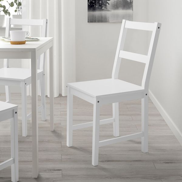 Стул, белый IKEA EGGELSTAD ЭГГЕЛЬСТАД 504.882.01 - фото 4