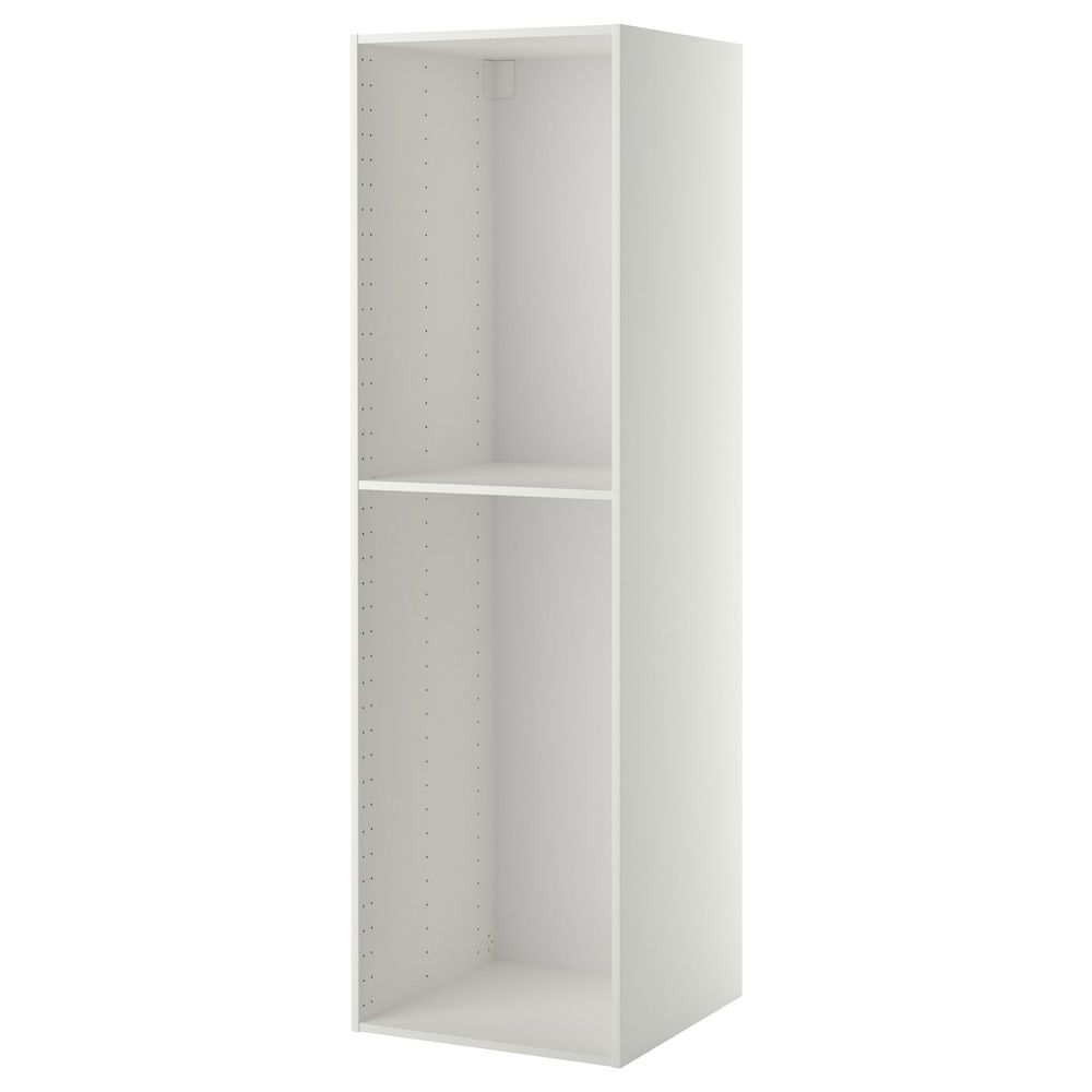 Каркас высокого шкафа, белый 60x60x200 см IKEA METOD МЕТОД 203.679.60 - схема-чертеж с размерами