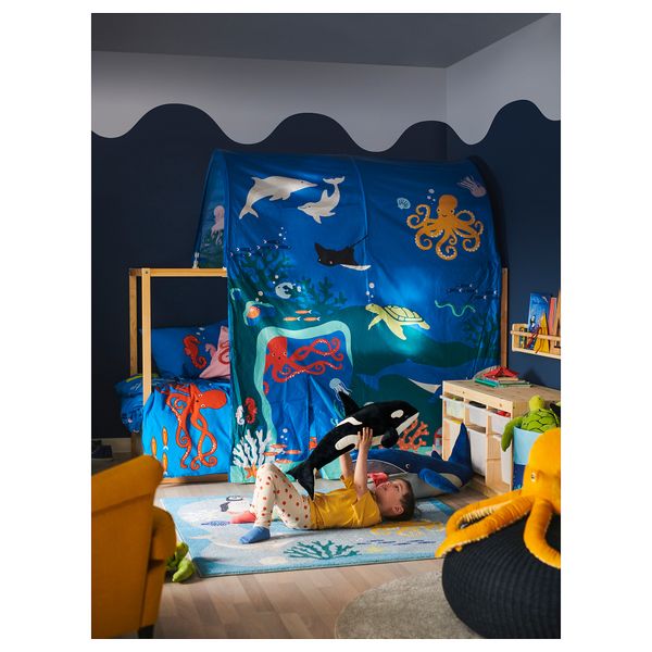 Мягкая игрушка, косатка, черный белый, 60 см IKEA BLÅVINGAD 605.221.10 - фото 8