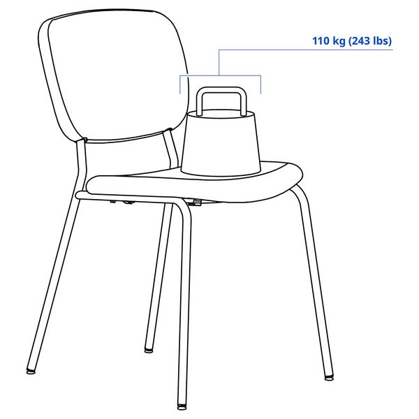 IKEA, дополнительный ракурс - схема-чертеж с размерами