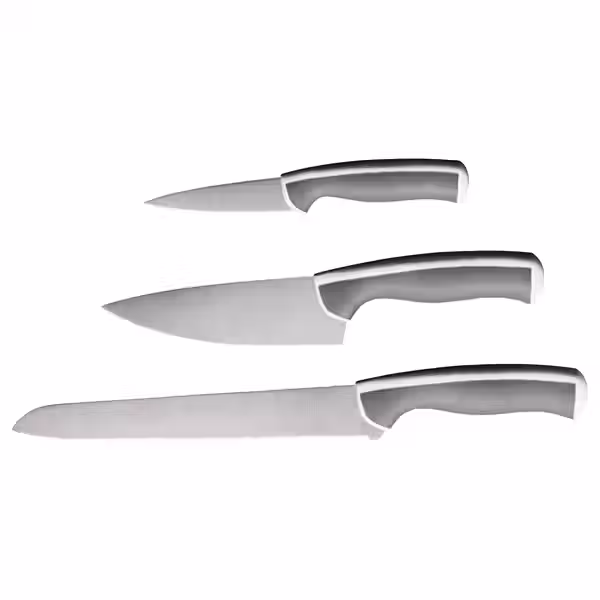 ÄNDLIG Набор ножей,3 штуки - светло-серый/белый - фото 1