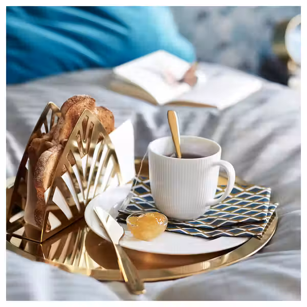 GLATTIS Поднос - желтая медь 38 см - фото 3