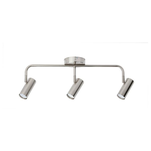 Потолочная шина, 3 лампы, никелированный IKEA VIRRMO ВИРРМО 804.690.98 - фото 1
