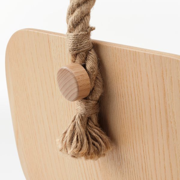 Корзина, ясеневый шпон, 46x36x25 см IKEA ВЭРМЕР 404.405.06 - фото 2