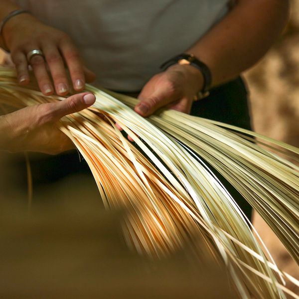 Корзина, 30 см, ручная работа бамбук IKEA SALUDING САЛУДИНГ 905.031.86 - фото 4