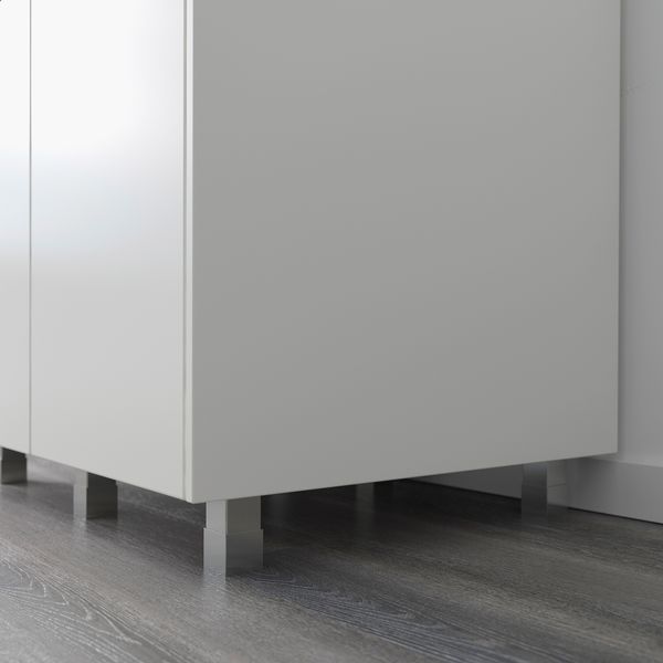 Ножка, 8 см, нержавеющая сталь IKEA UTBY УТБИ 902.443.34 - схема-чертеж с размерами