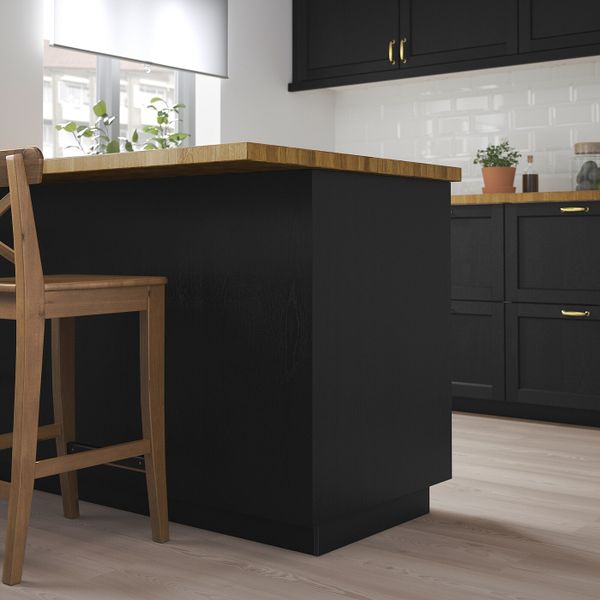 Накладная панель, черная морилка 62x80 см IKEA LERHYTTAN ЛЕРХЮТТАН 903.564.87 - фото 4