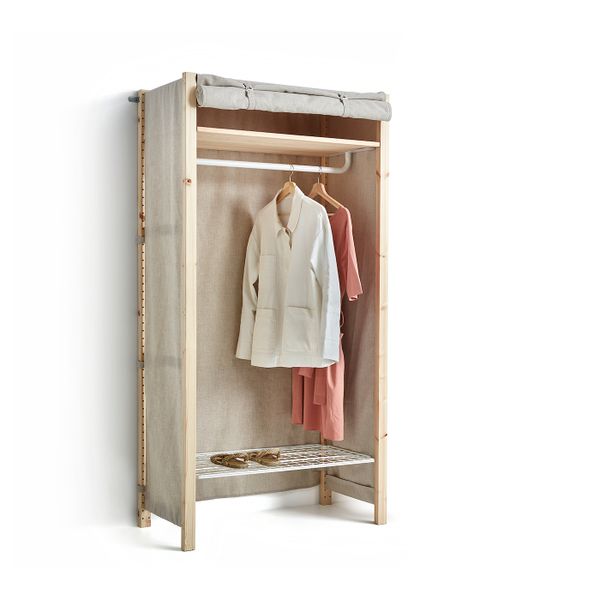 Стеллаж с полками, штангами, чехлом 89x50x179 см IKEA IVAR ИВАР 192.879.88 - фото 3