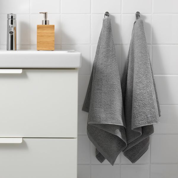 Полотенце, классический серый, 50x100 см IKEA ГЭРЕН 603.646.91 - фото 2