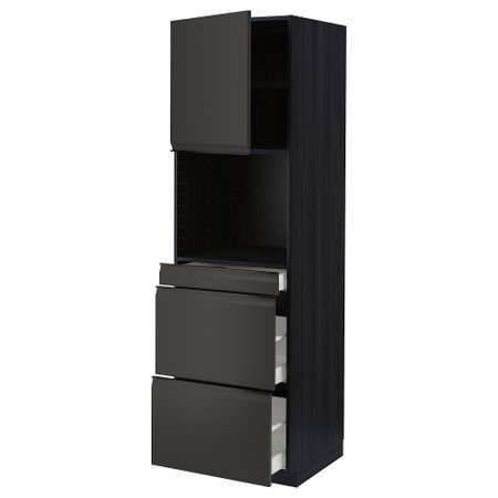 Высокий шкаф для СВЧ, дверца,3ящика IKEA METOD МЕТОД, MAXIMERA МАКСИМЕРА 994.954.98