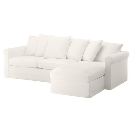 3-местный диван-кровать с козеткой, Inseros белый IKEA GRÖNLID 594.189.87