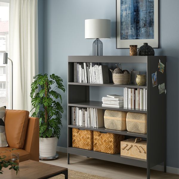 Стеллаж, темно-серый 120x140 см IKEA IDÅSEN ИДОСЕН 004.963.93 - фото 3