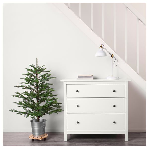 Искусственное растение в горшке ФЕЙКА, д/дома/улицы, рождественская елка (21 см) - фото 2