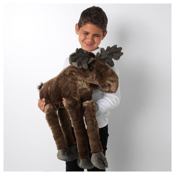 Мягкая игрушка СТРЁВА, лось серый - фото 2