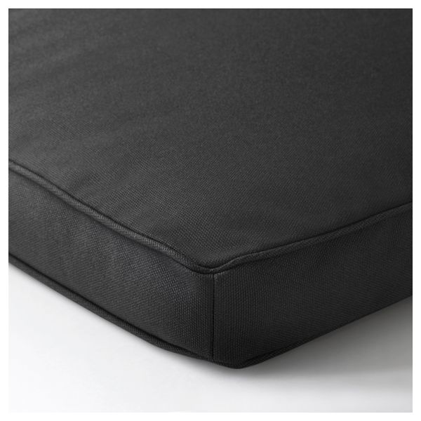 Подстилка на шезлонг КУНГСЭ, черный (190x60 см) - схема-чертеж с размерами