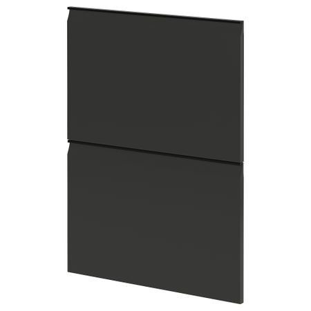 2 фасада для посудомоечной машины, Upplöv матовый антрацит, 60 см IKEA METOD МЕТОД 494.938.83