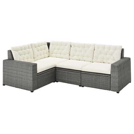 Модульный Угловой 3-местный диван, садовый IKEA SOLLERÖN СОЛЛЕРОН 993.036.30