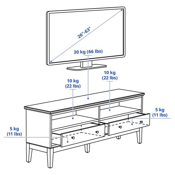 IKEA, дополнительный ракурс - схема-чертеж с размерами