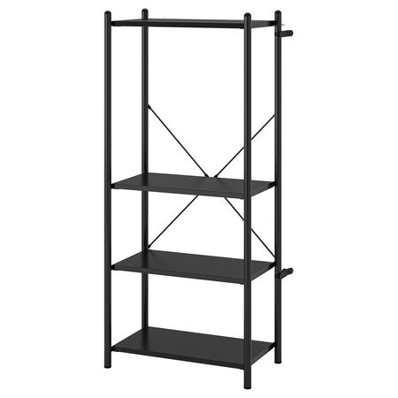 FRÖSKELÅS Модуль для хранения - чёрный 63x35x141 см