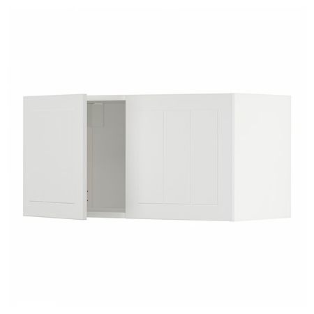 METOD Навесной шкаф с 2 дверцами - белый/Stensund белый 80x40 см