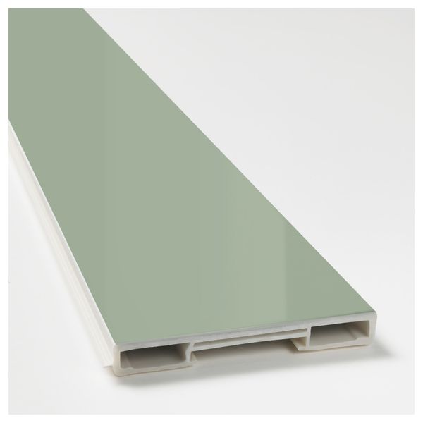 Цоколь КАЛЛАРП, глянцевый светло-зеленый (220x8 см) - фото 2